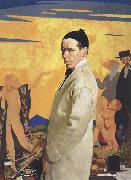Sir William Orpen Self-Portrait with Sowing New Seed